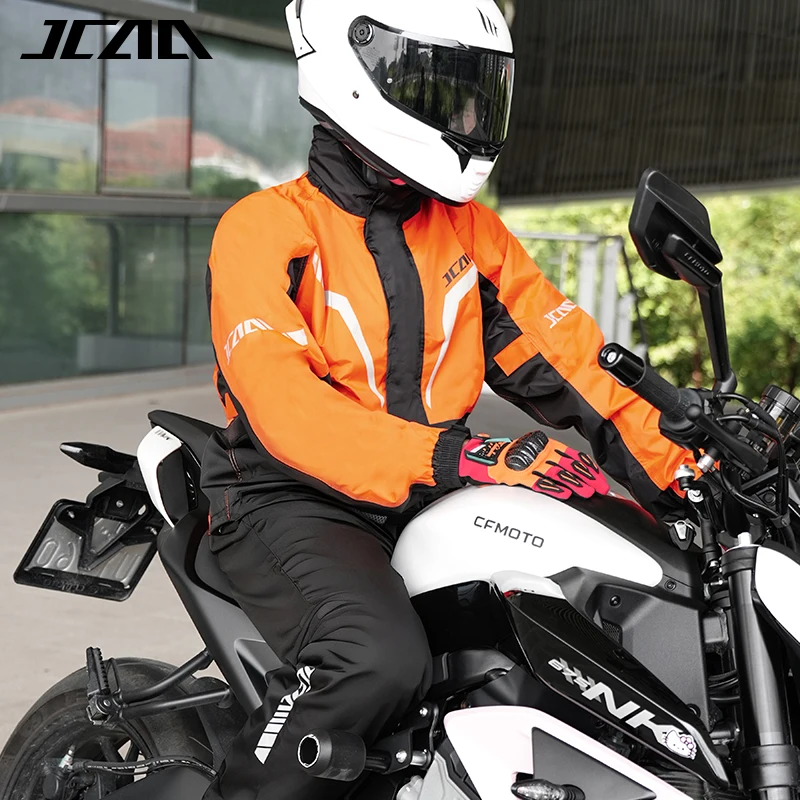 بدلة واقية من المطر للدراجات ا - مراجعة Motorcycle Rain Suit 2 Piece وسعره