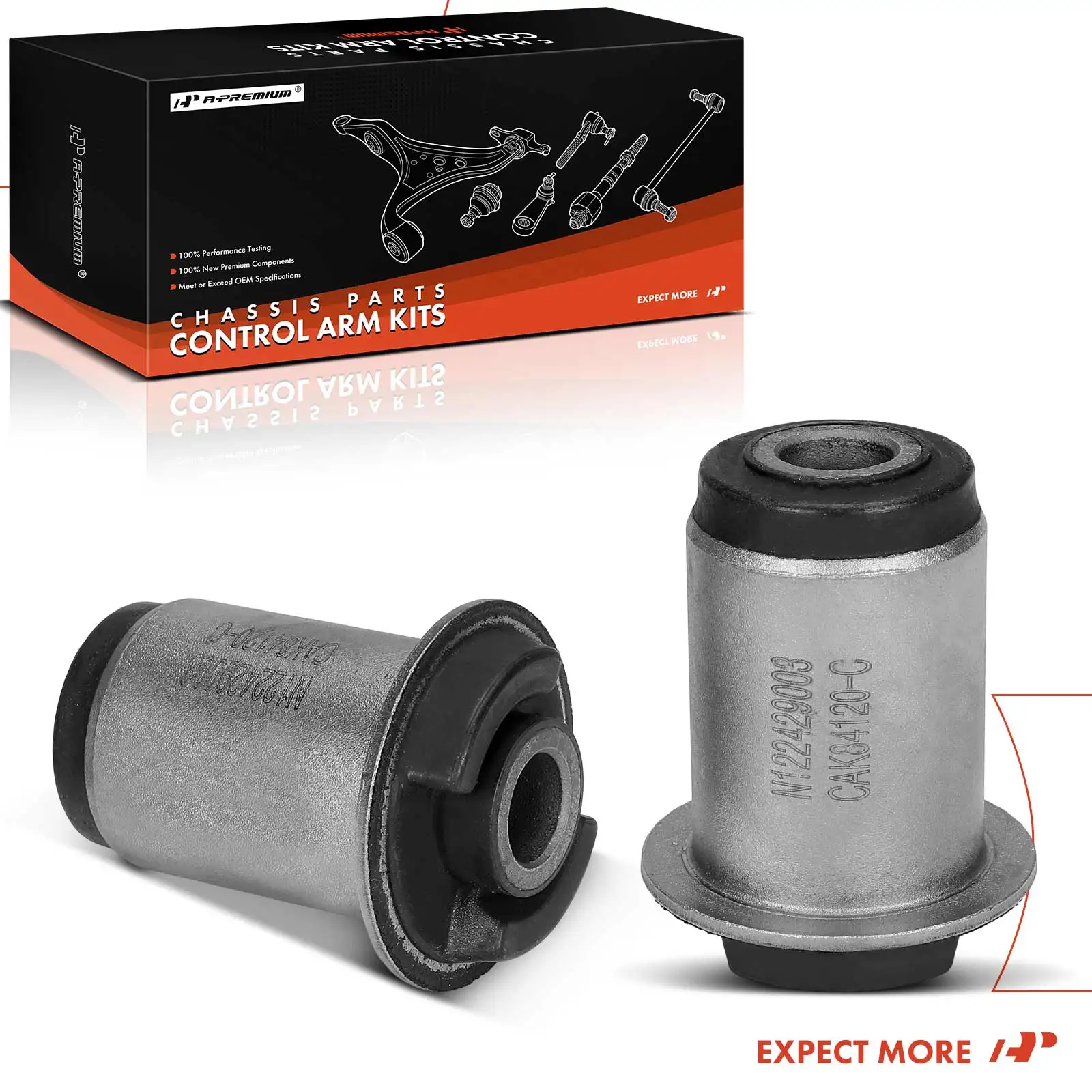 A-Premium 2x Front Lower Forward Control Arm Bushing for Dodge Grand Caravan Caravan 1996-2007 Chrysler Town & Country 1996-2007