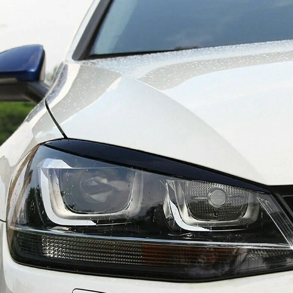 ل VW للجولف 7 ل M K 7 السيارات رئيس ضوء مصباح الجفون الحاجب العلوي الديكور سيارة التصميم اكسسوارات الكسوة #5