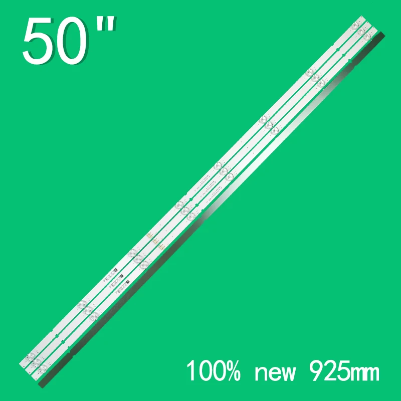 New 4pcs/Kit LED Strips for 50 TV TH-50GX580C 50C60 PTV50Q20SNBL RF-AZ500030SE30-0801 A2 7700-665000-D250 7700-650000-D360