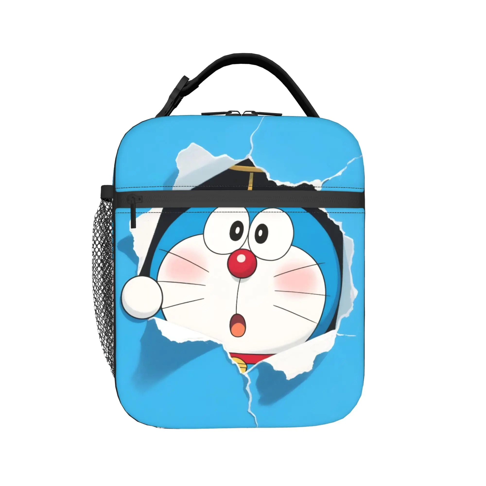 

doraemons blue cats cat Accessories Insulated Lunch Bag For Picnic Food Box Portable Cooler Thermal Lunch Boxes