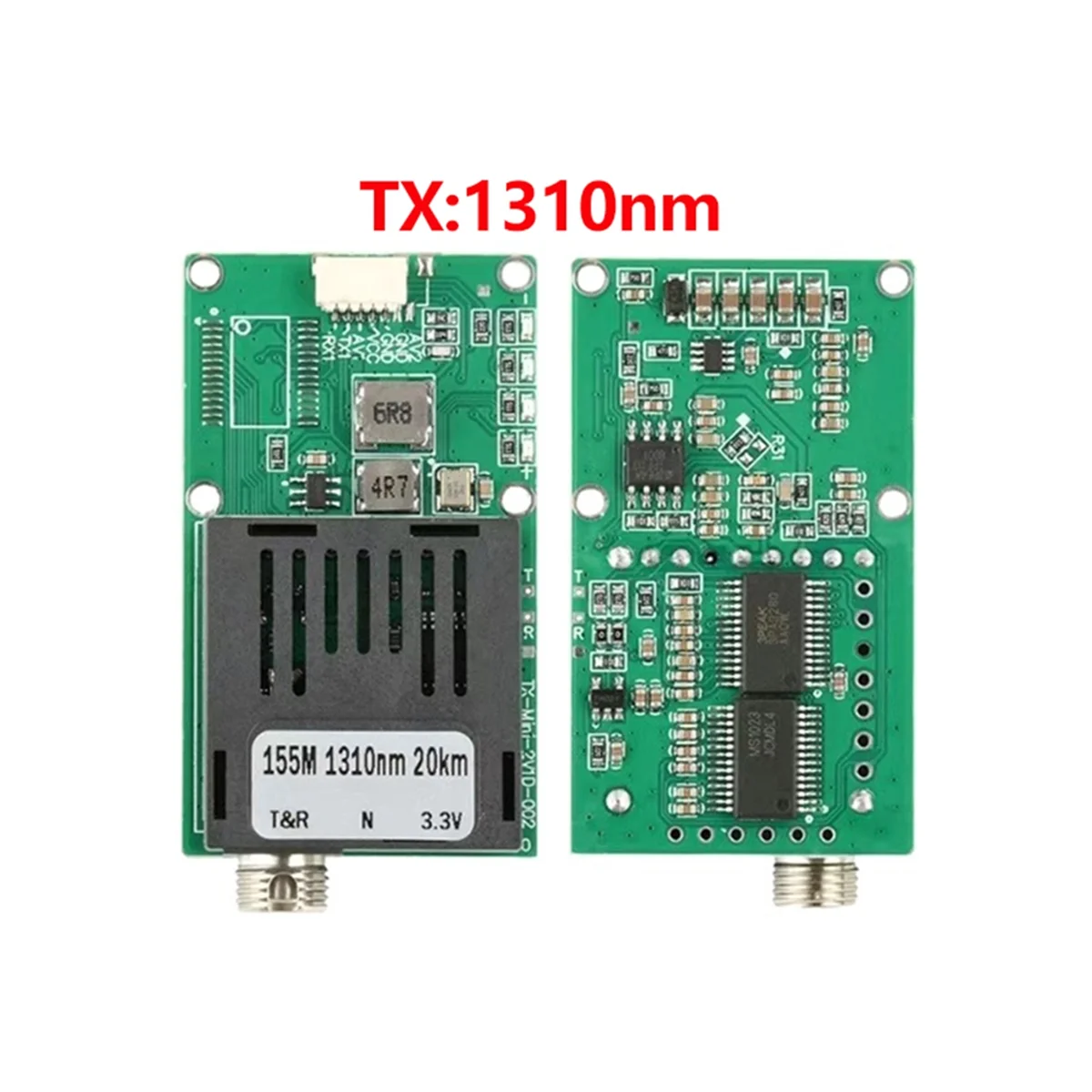 2025+ محول ألياف أحادي الوضع FC/UPC TX+RX 1 قناة فيديو + UART وTTL وSBUS إلى وحدة تحكم بصرية 0-20 كجم