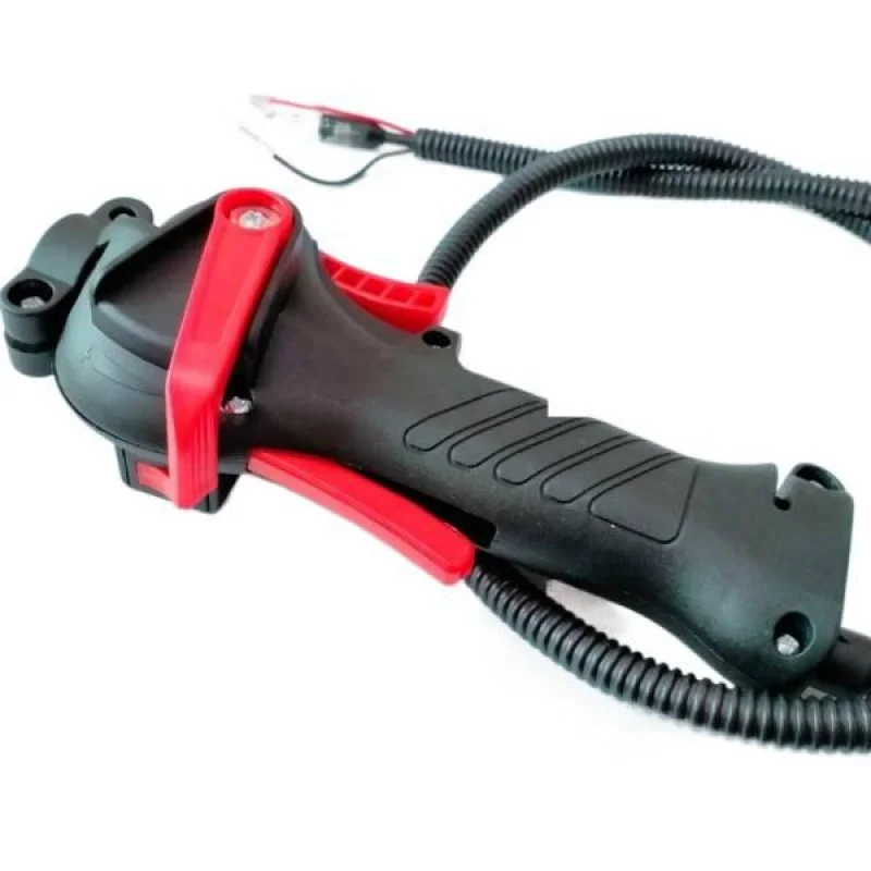 バックパック刈払機および芝刈り機用両用ハンドルスロットルスイッチアセンブリ