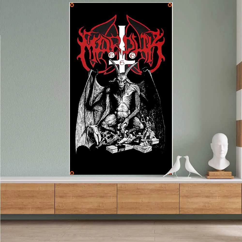 3x5FTMetal band M-Marduk FLAG suitable for travel and gatherings, displaying flags while driving on the field