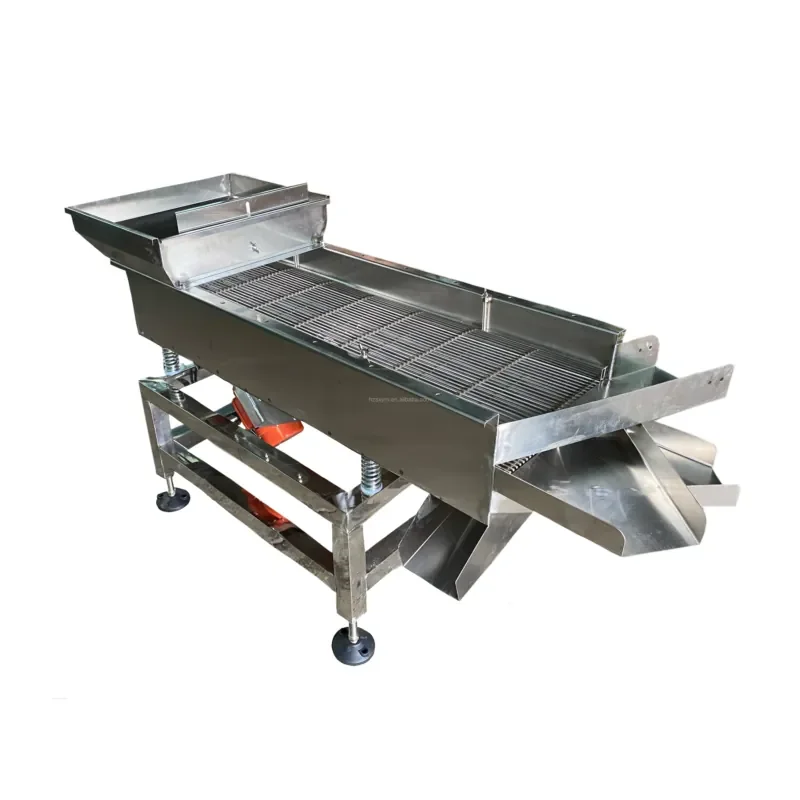 Stainless Steel Small Electric Linear Vibratory Sieve Screen Machine for Screen Melon Seeds Peanuts Wheat Salt Sesame