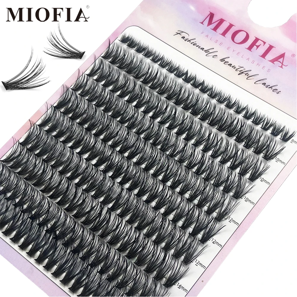 30/40/60/80D Mink False Eyelashes Individual Eyelash bunches DIY Natural Eyelash Extension 160/200 bundles Lashes Makeup Tools