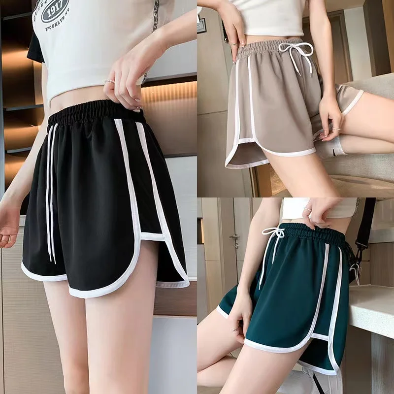 

Ladies Girl Shorts Streetwear Female Women Fitness Joggers Sports Running Breathable Plus Size Short Pants Summer Casual Bottoms