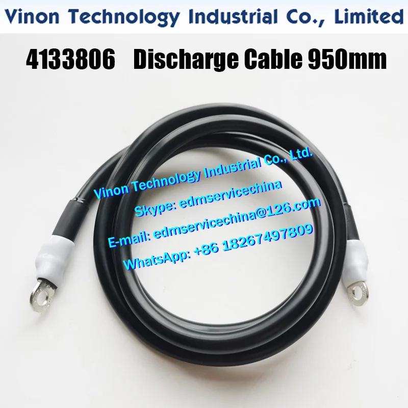 4133806 edm Discharge Cable Length 950mm for Sodic k Wire Cut machine power cable