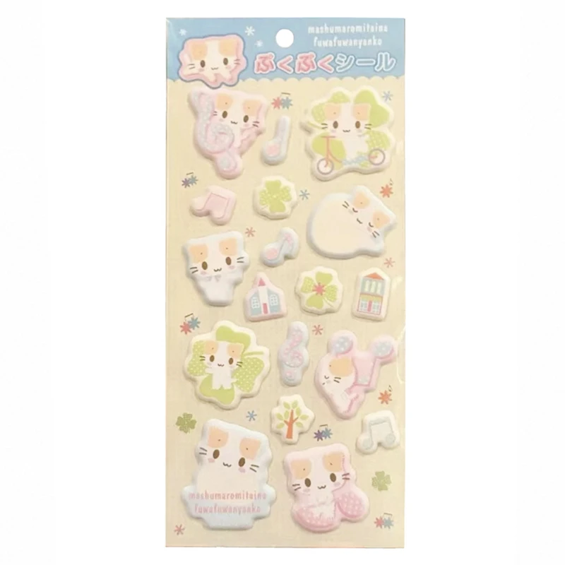 adesivos-mashumaro-mitaina-fuwafuwa-nyanko-clover-adesivos-de-gato-anime-kawaii-adesivos-fofos-para-diario-laptop-telefone-e-decoracao-de-livros