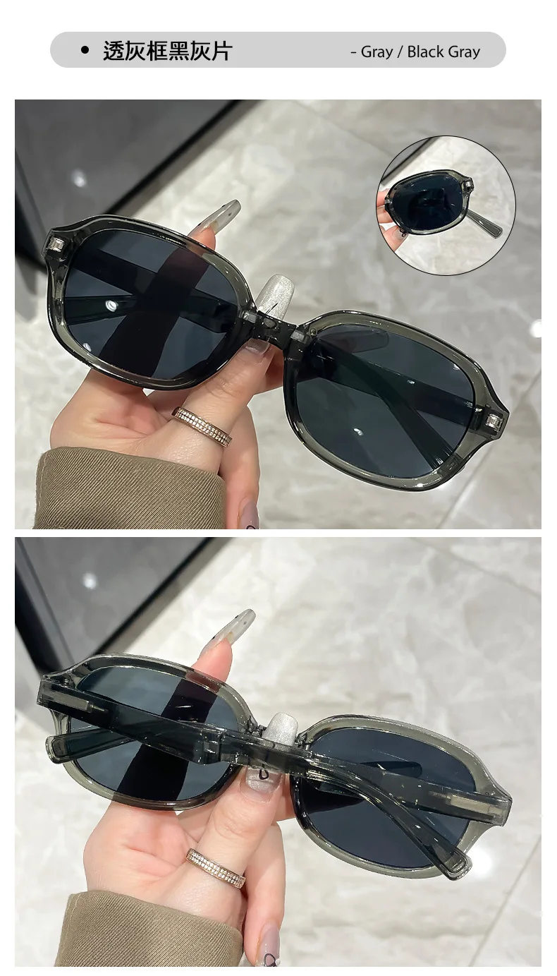 Neue faltbare ovale Sonnenbrille mit kleinem Rahmen, Markendesigner-Mode-Sonnenbrille für Damen, Fahrbrille für Herren, Sonnenbrille für Frauen ﻿ – Detail 11