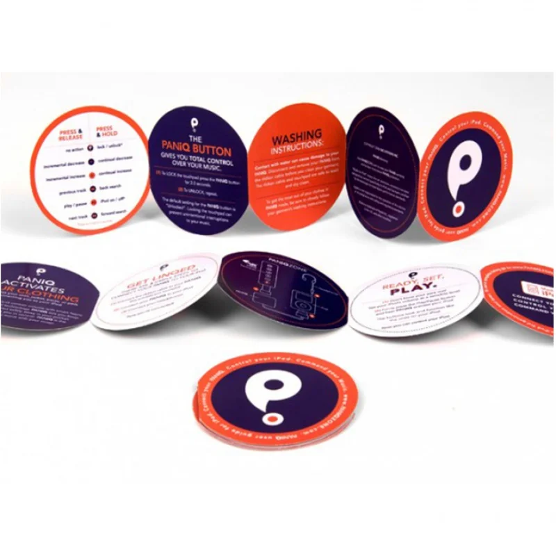 custom.Custom die-cut shape folded cheapest brochure leaflet printing