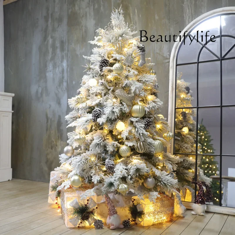 

arbolitos de navidad Simple Retro Christmas Tree Home Package 3 M Encryption Large Christmas Scene Decoration