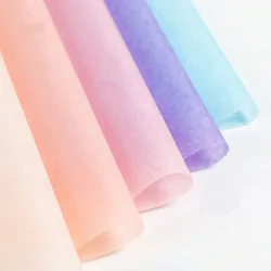 10Sheets 50*66cm Tissue Paper Flower Clothing Gift Packaging Wedding Birthday Party DIY Handmade Craft Decoration Wrapping Paper