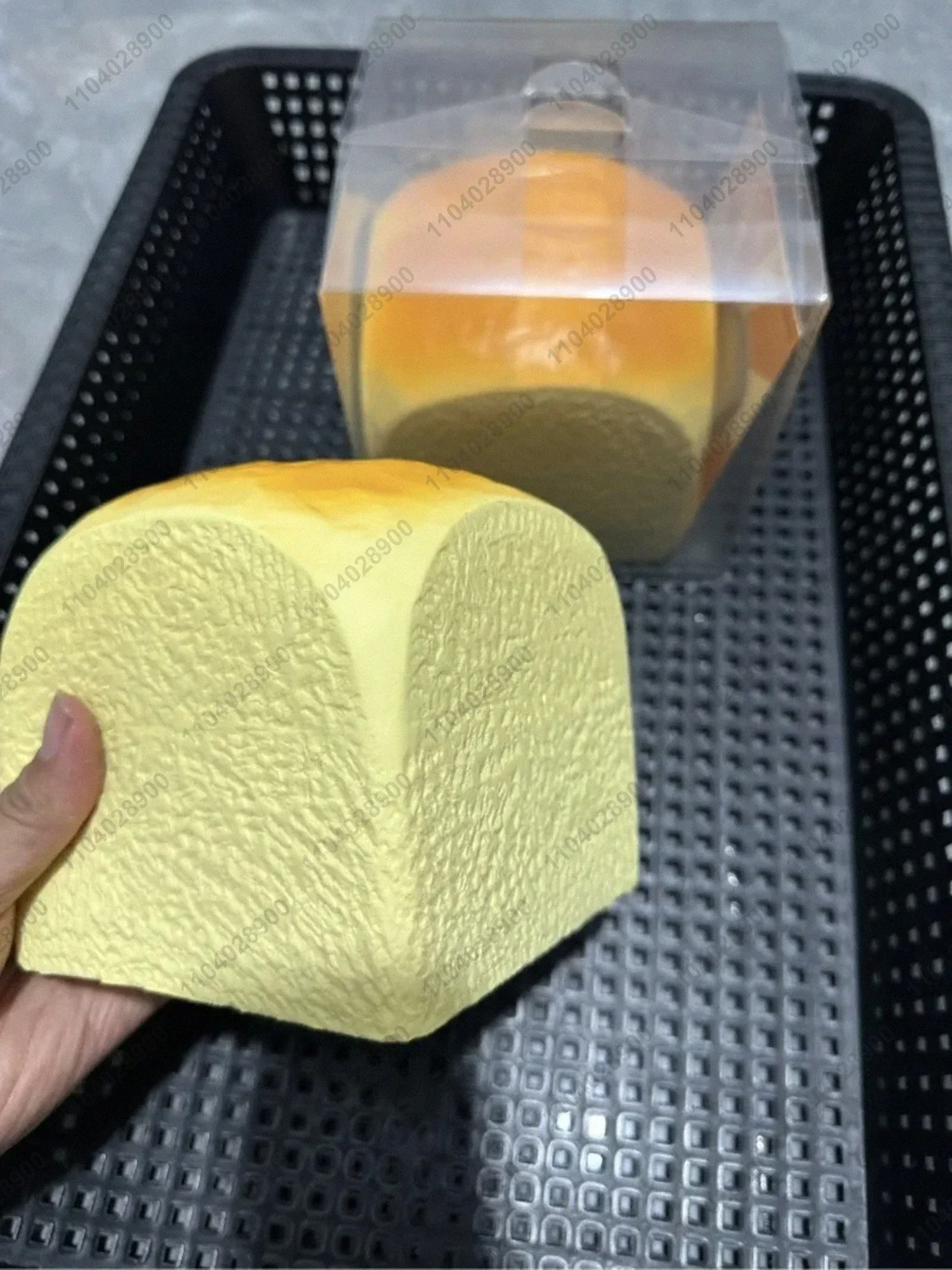 Big Hawaii Toast Bread Slow Rising Squishy Toys Big Bread Slow Rebound Squeeze Toys ASMR Stress Relief Fidget Toys for Adults