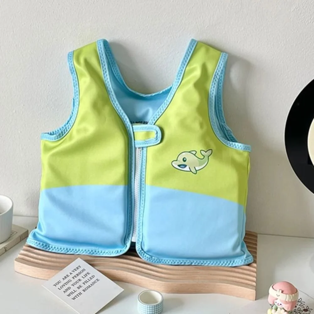 Nicht abfallende Kinder-Schwimmweste, verstellbare, stabile Baby-Schwimmweste, Cartoon Anti-Rollover, aufblasungsfreie Schwimmweste – Detail 3