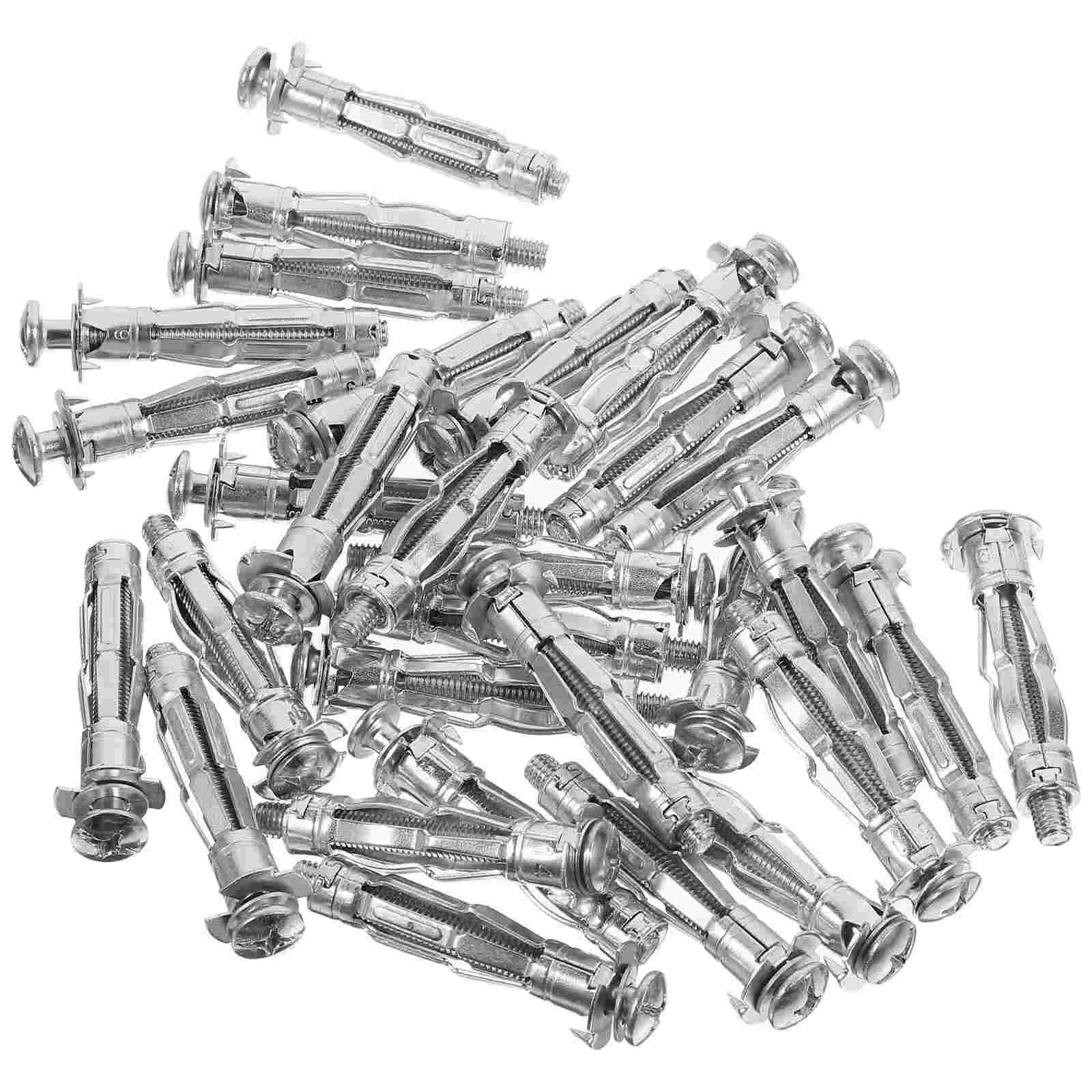 

30 Pcs Steel Drywall Bolts for Screws Picture Jack Nuts Anchor Galvanized Masonry