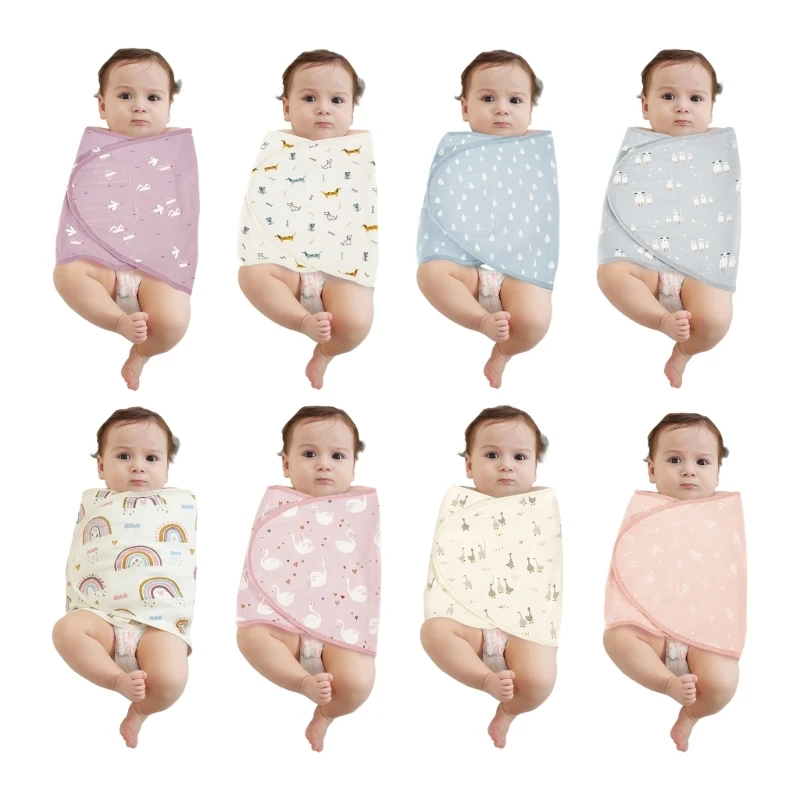 Baby Anti Jump Wrap Cotton Blanket for Newborn Baby Essential Baby Sleep Bag Receiving Blankets Sleeping Bag H37A