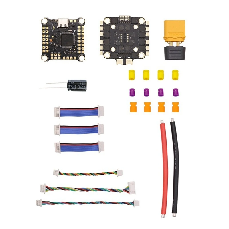 

Контроллер полета MOMO F4530 V2 с 8-битным ESC 45A, двойным гироскопом BEC, детали дрона FPV для гоночного дрона FPV для фристайла