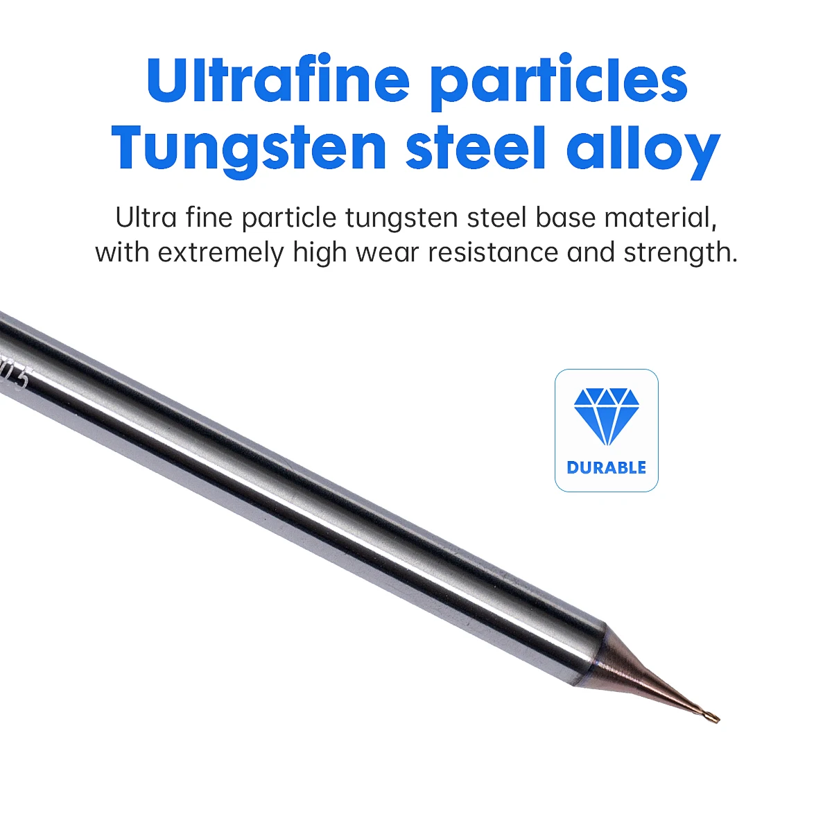 Tungsten Carbide Milling Cutter Flat Cutter Ball Cutter Fast Milling D0.1- D0.9 Support Non-Standard Customization