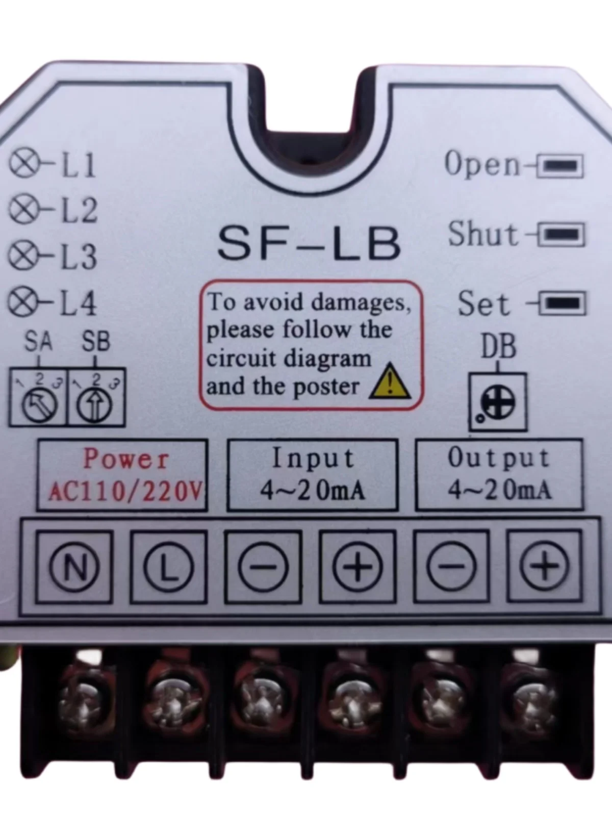 SF-LB Marine Electric Valve Intelligent Controller English Logo Positioner