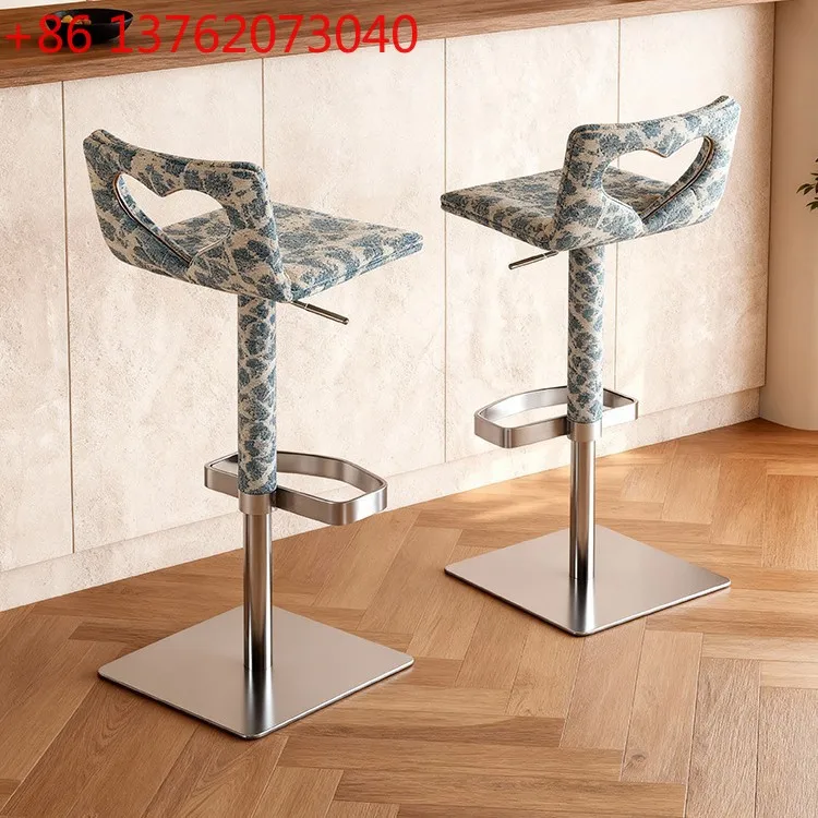 

Дизайнерское кресло-стул для бара в итальянском минималистичном стиле 2026 года, для виллы, гостиной, столовой, кресло-стул для кухонного острова в стиле «допамин»