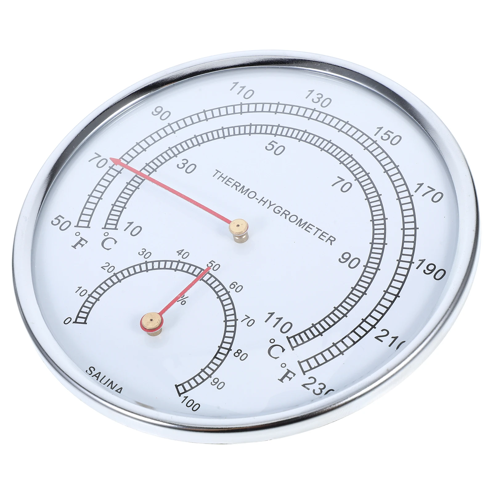 

Sauna Temperature and Humidity Meter Accessories Thermometer Room Indoor Metal Accurate