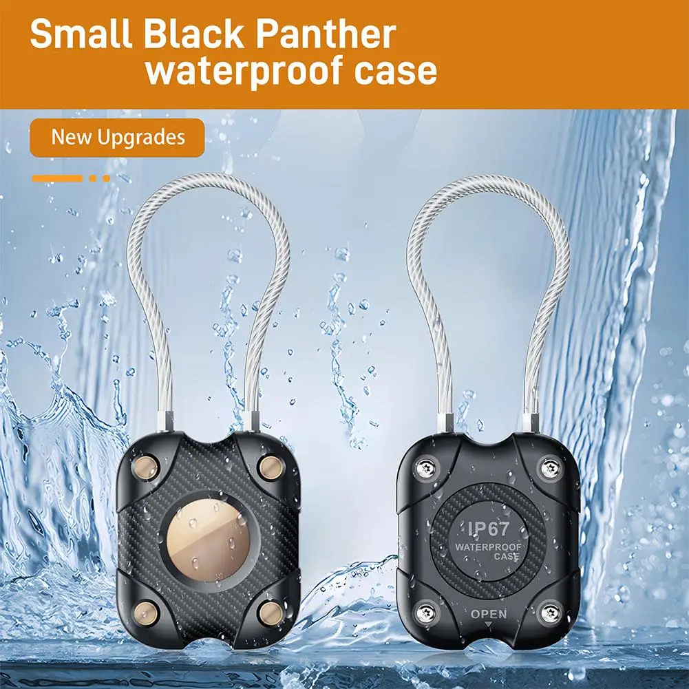 For Airtag Protective Location Device For Airtag Anti-lost Waterproof Keychain Armor Shockproof Cover Accessorie V1R4