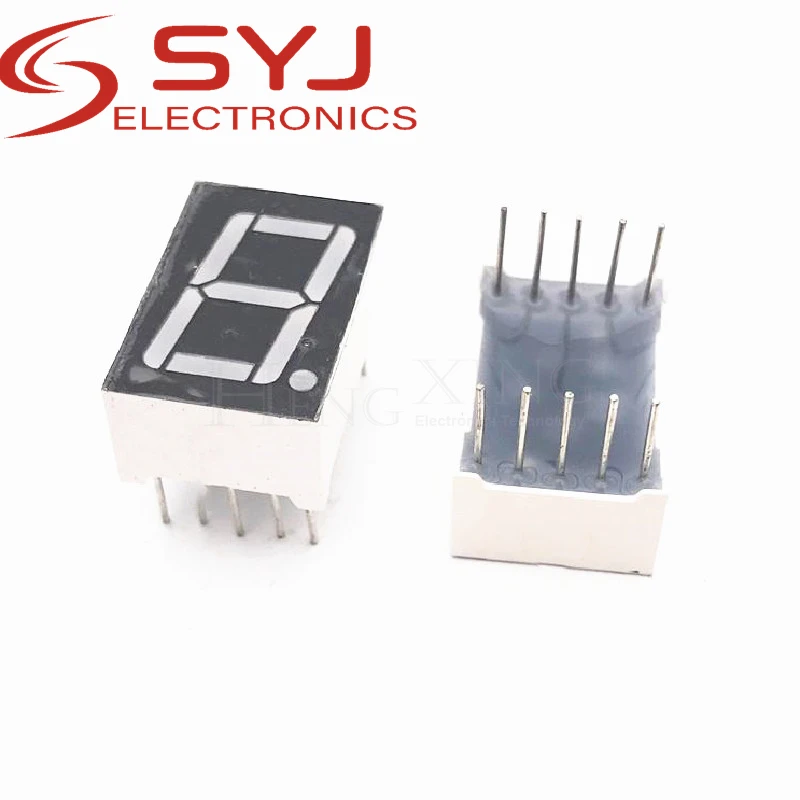 

10piece 0.56-inch 1-digit LED digital tube, one red, common cathode 5611AS/AH, common anode 5161BS/BH