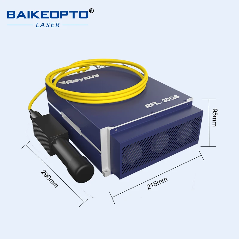 Láser de fibra de pulso conmutado Q Raycus RFL-P30QS 20W para máquina de marcado láser