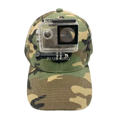 Camouflage Baseball Cap for GoPro Hero Sjcam EKEN DJI Pocket 3 / Action 5 / Insta360 ONE X Action Camera Accessory Sports Hat