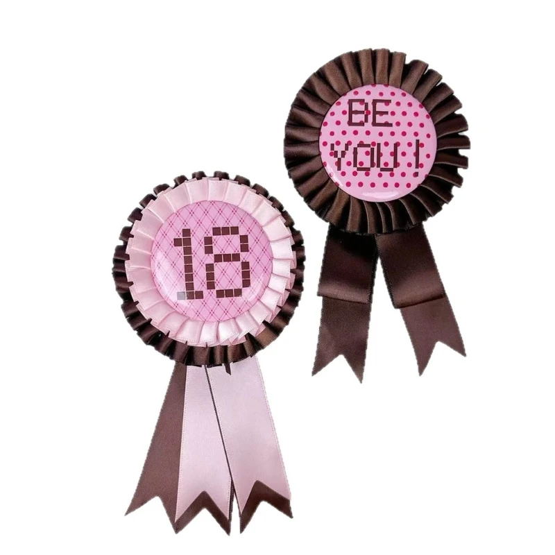 E21F Stylish Pin Brooch For Girls 18Th Birthday Outfit Decoration Fashionable And Design Corsage Jewelry