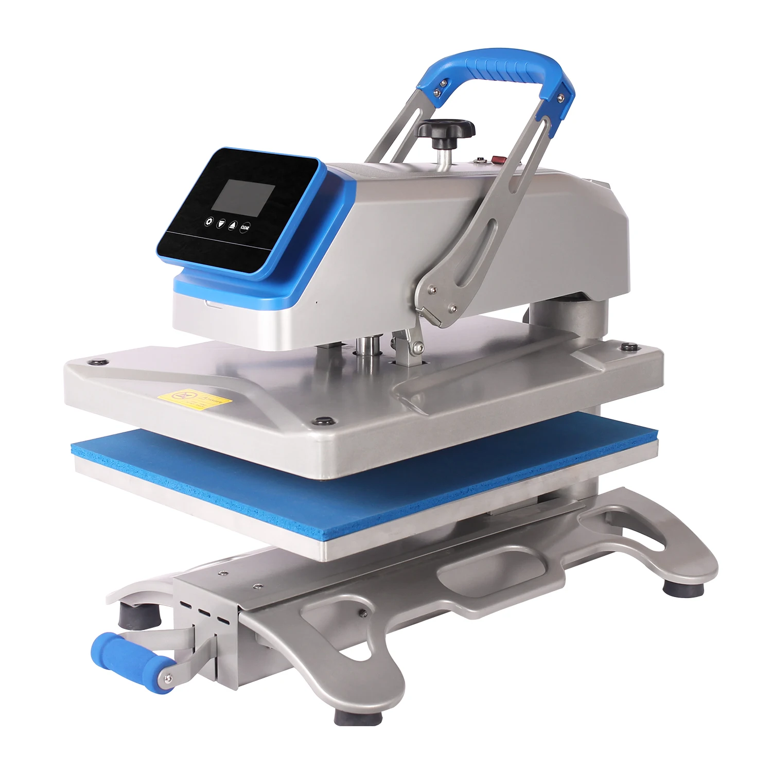 

New Design Lower Plates Replaceable 16x20 Manual Swing Away Slide Out Tshirt Printing Sublimation Heat Press Machine With Drawer