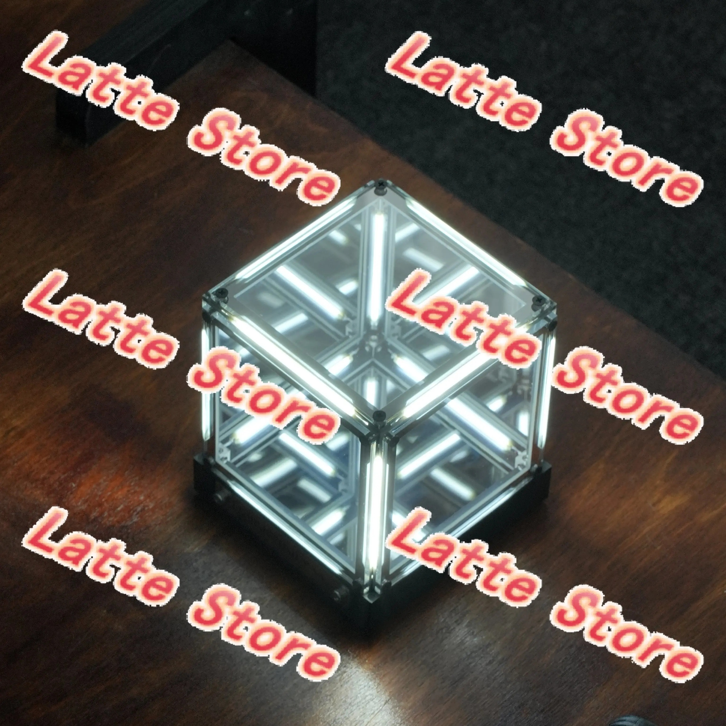 3D Depth LED Desktop Ambient Lamp, Tech Style Decor Light For Gaming Desk Bedroom, Creative Night Light Gift For Men