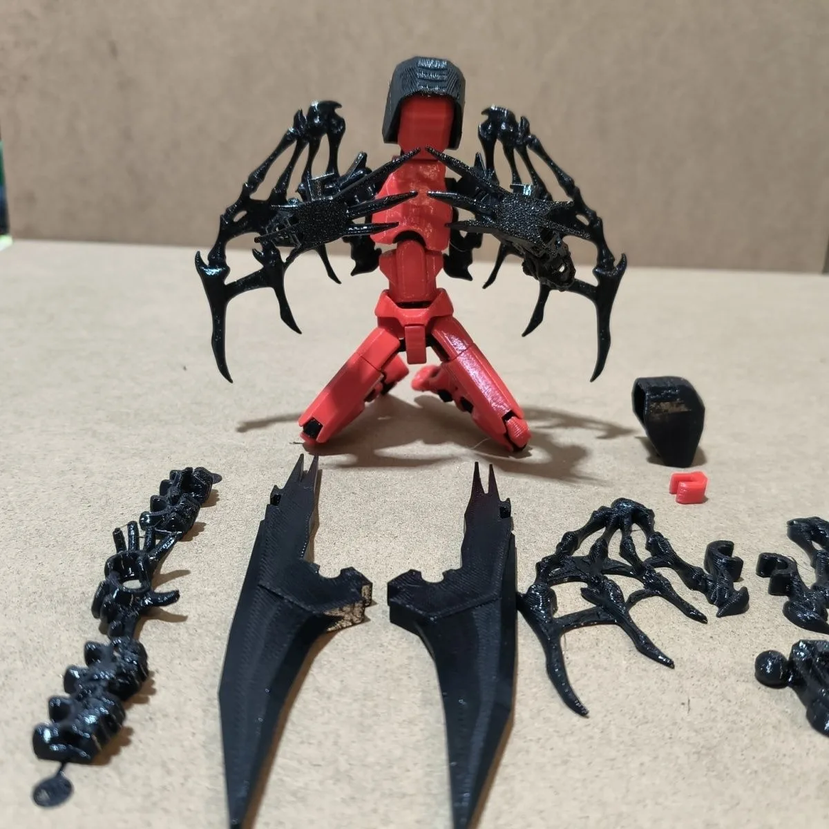 T13 دمية Lucky13 المفاصل المنقولة عمل الشكل مع توهج في الظلام ميزة ثلاثية الأبعاد مطبوعة Poseable دمية للتصوير الليلي #3