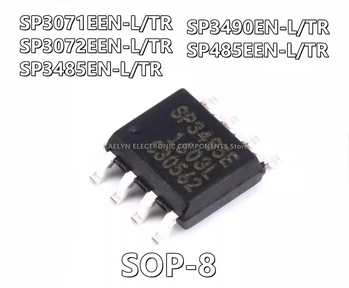 10Pcs/lot SP3071EEN-L/ SP3071EE SP3072EEN-L/ SP3072EE SP3485EN-L/ SP3485E SP3490EN-L/ SP3490E SP485EEN-L/ SP485EE TR SOP8