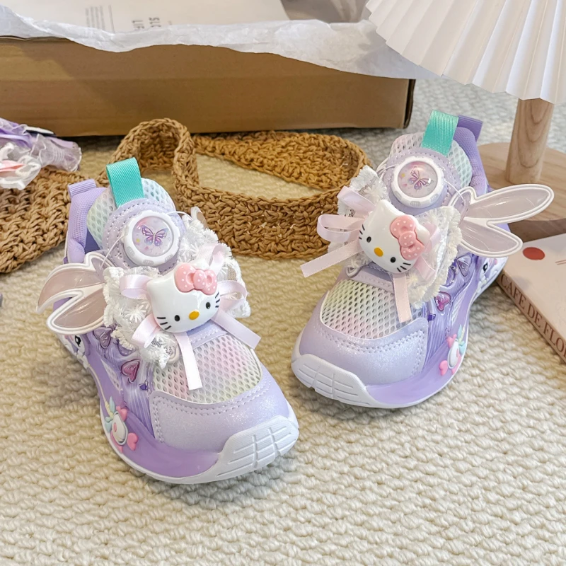 

Girls New Kids Shoes Kuromi Casual Sneakers Campus Princess Footwear, Cute Seasonal Children's Collection