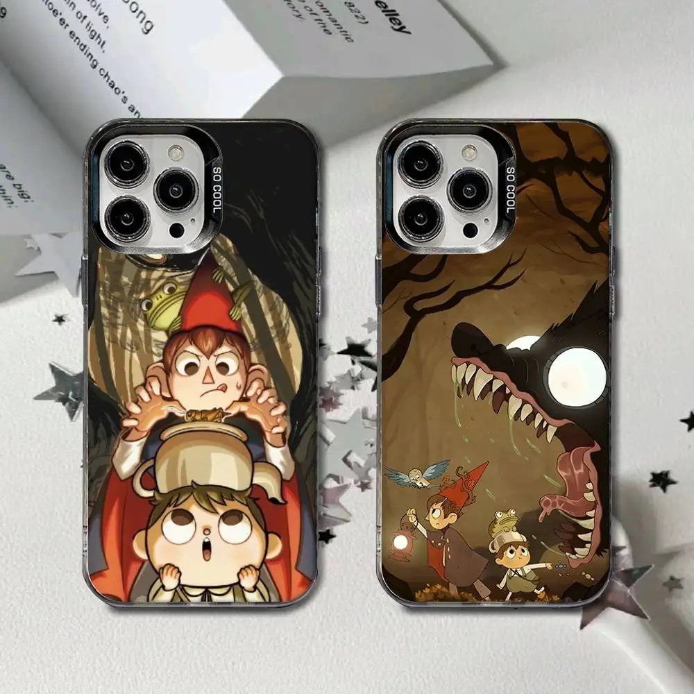 

Cartton O-Over The Garden Wall Phone Case For iPhone 16,15,14,13,12,11,8,7,Pro,Max,Plus,Mini,XS,SE Black Matte Hard