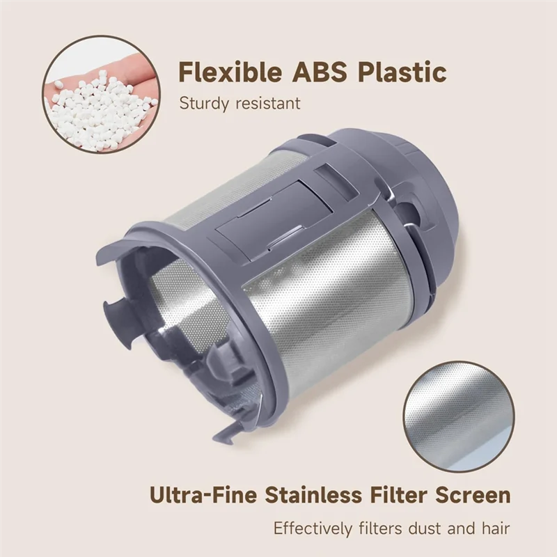 غطاء مرشح داخلي مرشح شبكي مضاد للغبار ومضاد للانسداد لـ Dyson Airwrap HS01 HS05 Models-A58E