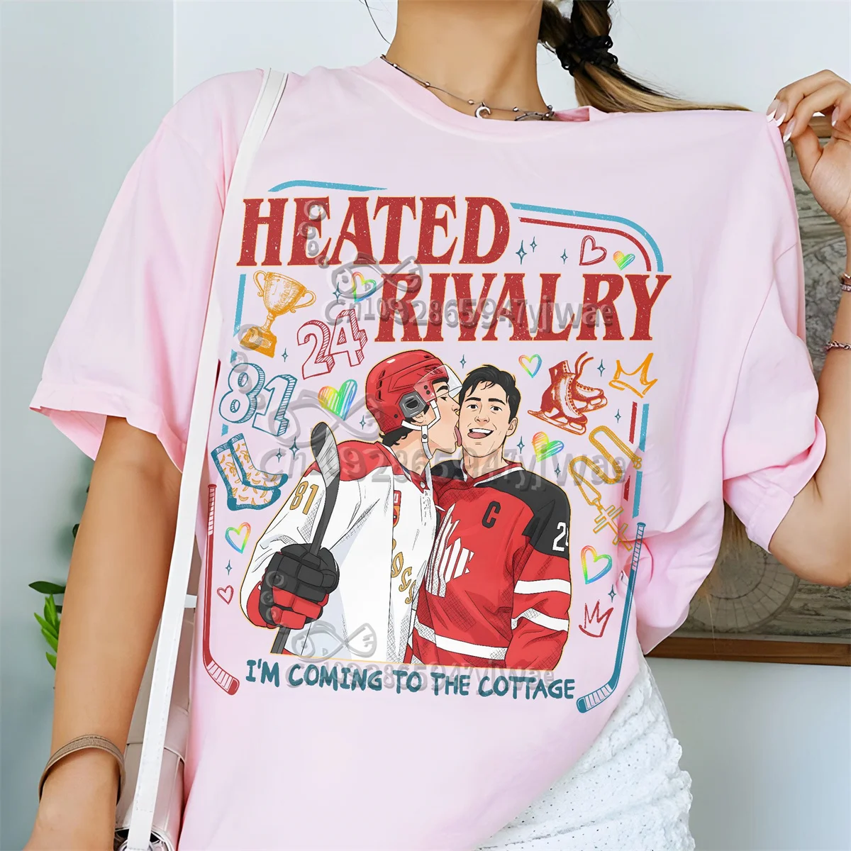 Chemise de rivalie chauffée, je viens à la chalet, t-shirt Rozanov et Hollywood, cadeaux pour fans de films de Hockey, T-Shirts d'été pour hommes et femmes