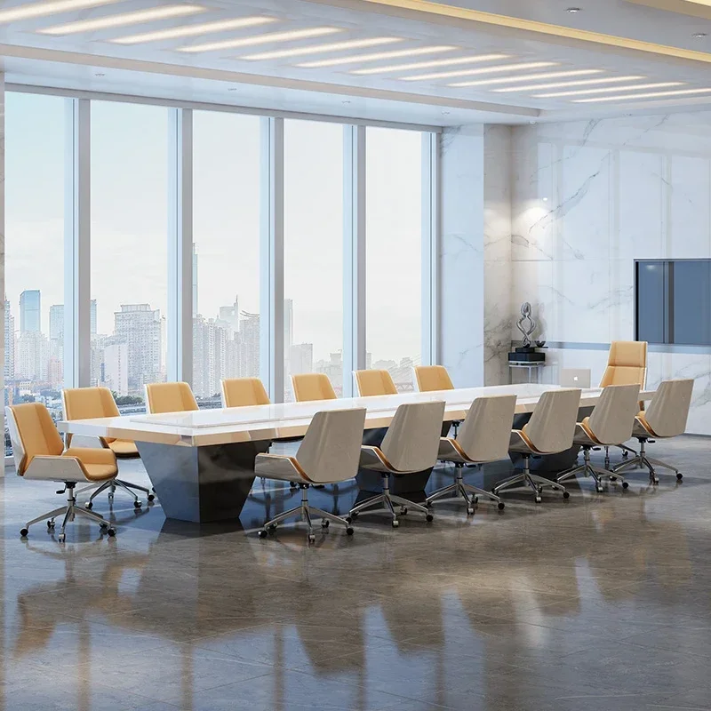 High Backrest Boss Office Chairs Modern Simple Meeting Luxurious Office Chairs Sedentary Comfort Home Furniture Cadeira FYOC