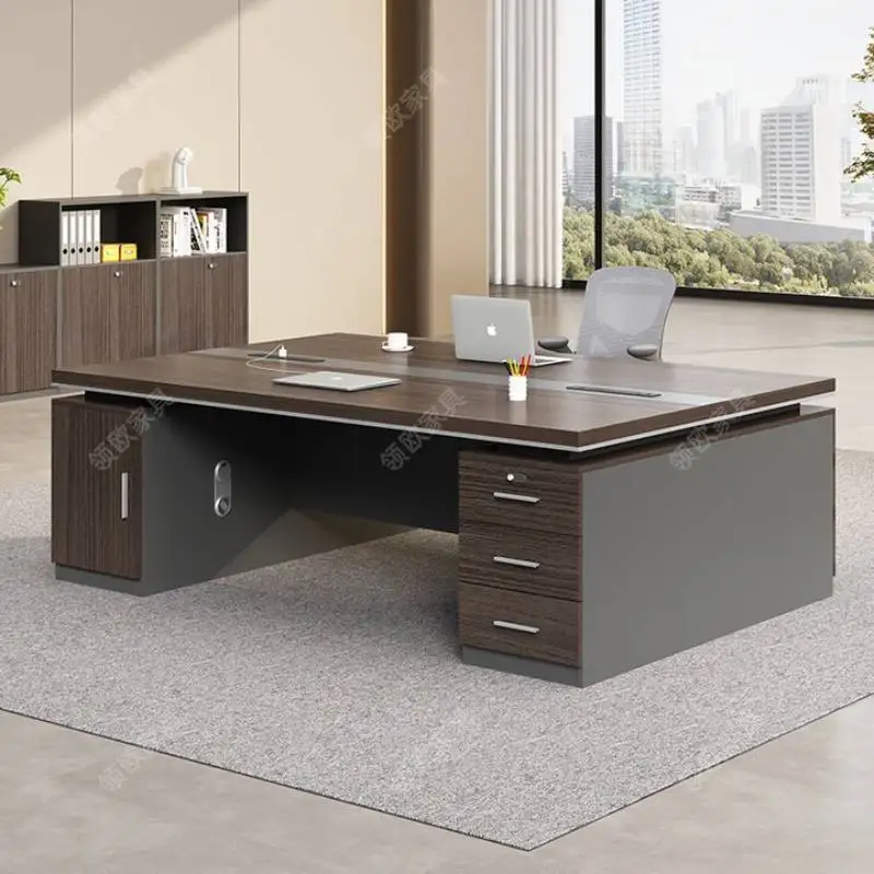 

Угловые офисные столы с выдвижными ящиками, современные роскошные регулируемые игровые офисные столы для геймеров, компьютерные столы, офисная мебель