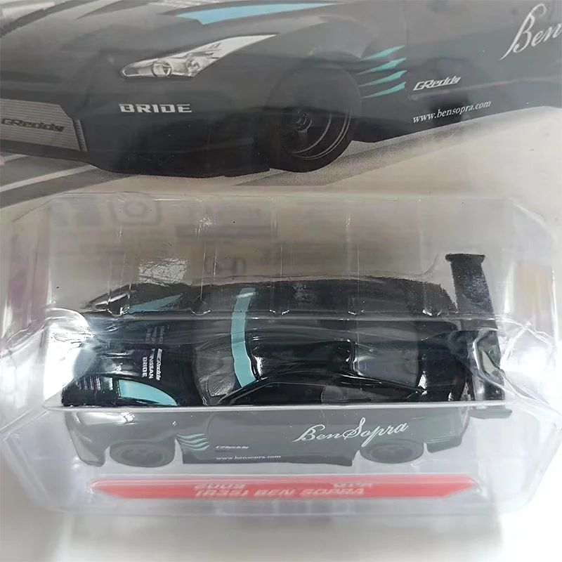 Diecast 1:64 Scale JADA GT-R 2009 Alloy Sports Car Model Finished Product Simulation Toy Collection Gift Static Model Souvenir