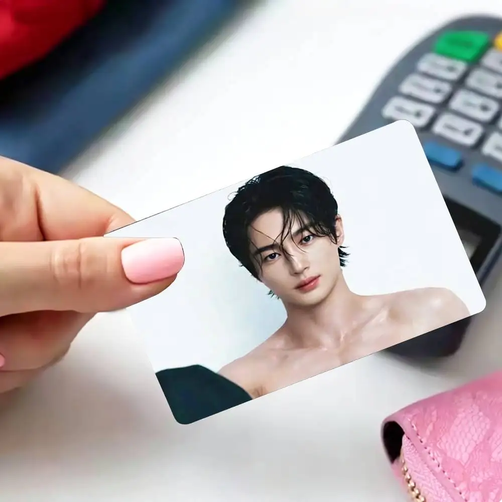 COOL ACTOR B-Byeon Woo Seok 4pcs 1Set Card Stickers Small Waterproof Chip 4PCS Card Sticker
