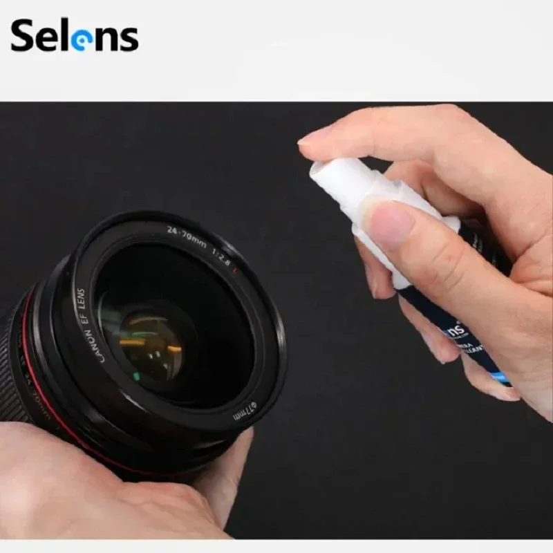 Selens Photography Camera Lens Cleaning Solution Spray Bottle Anti-Fog For DSLR Digital Camera Lens Computer Phone Screen Clean