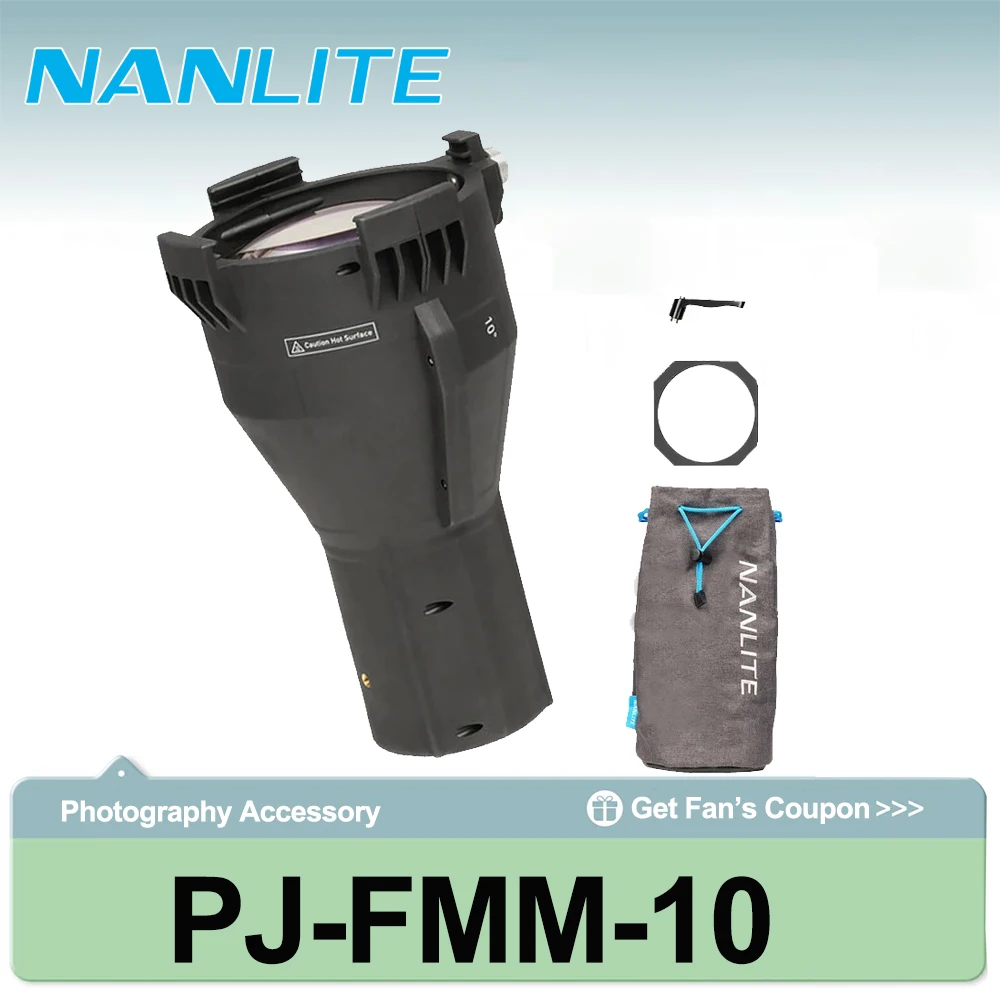 

Nanlite 10° Interchangeable Lens for FM Mount Projector Photography Accessory for Video Studio