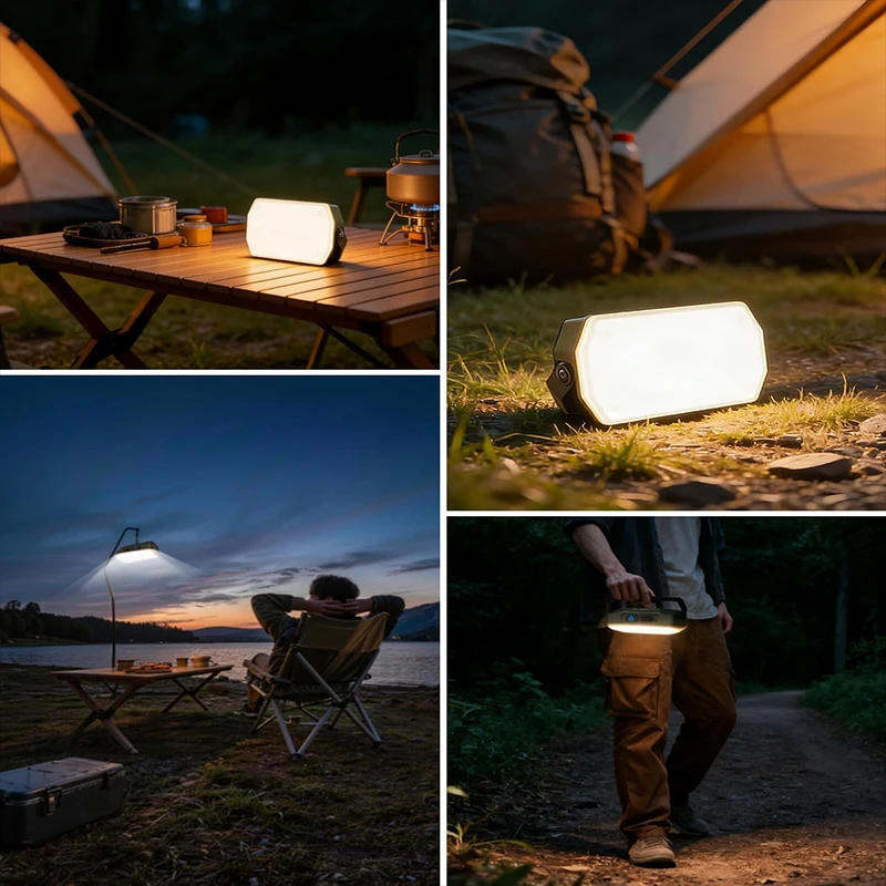 Rechargeable Camping Light with 4 Lighting Modes description 2