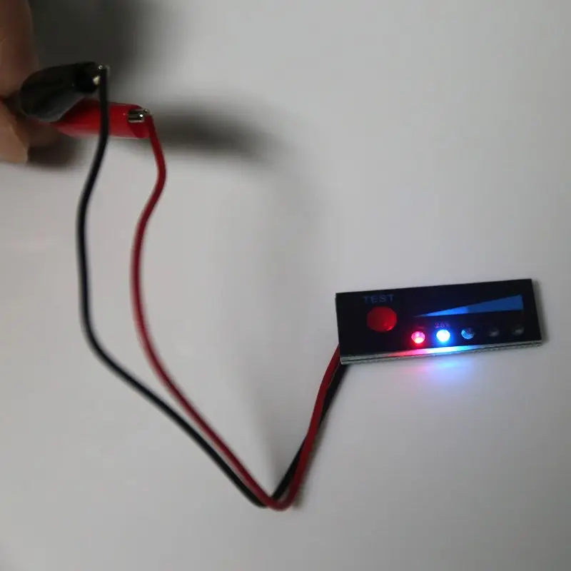 Probador indicador nivel batería plomo y ácido, módulo medidor pantalla LCD, 1S, 2S, 3S, 4S, 12V, envío
