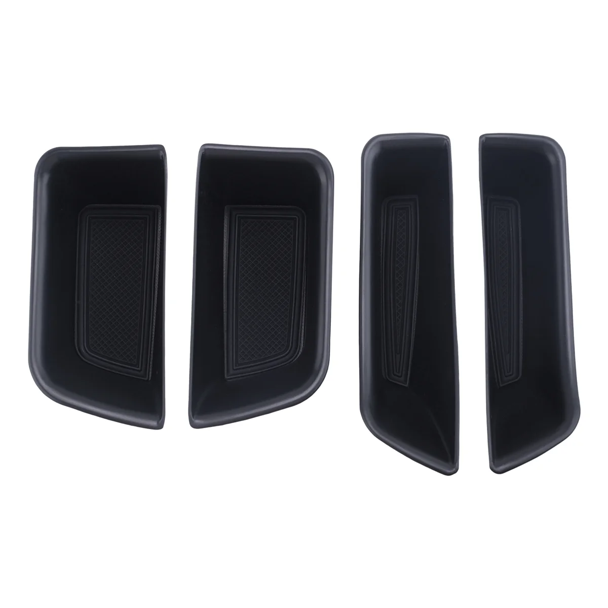 T61C_4 X Car Door Side Handle Pocket Storage Box Storage Organizer Tray Grab Handle Box For-Porsche Macan 2015-2021