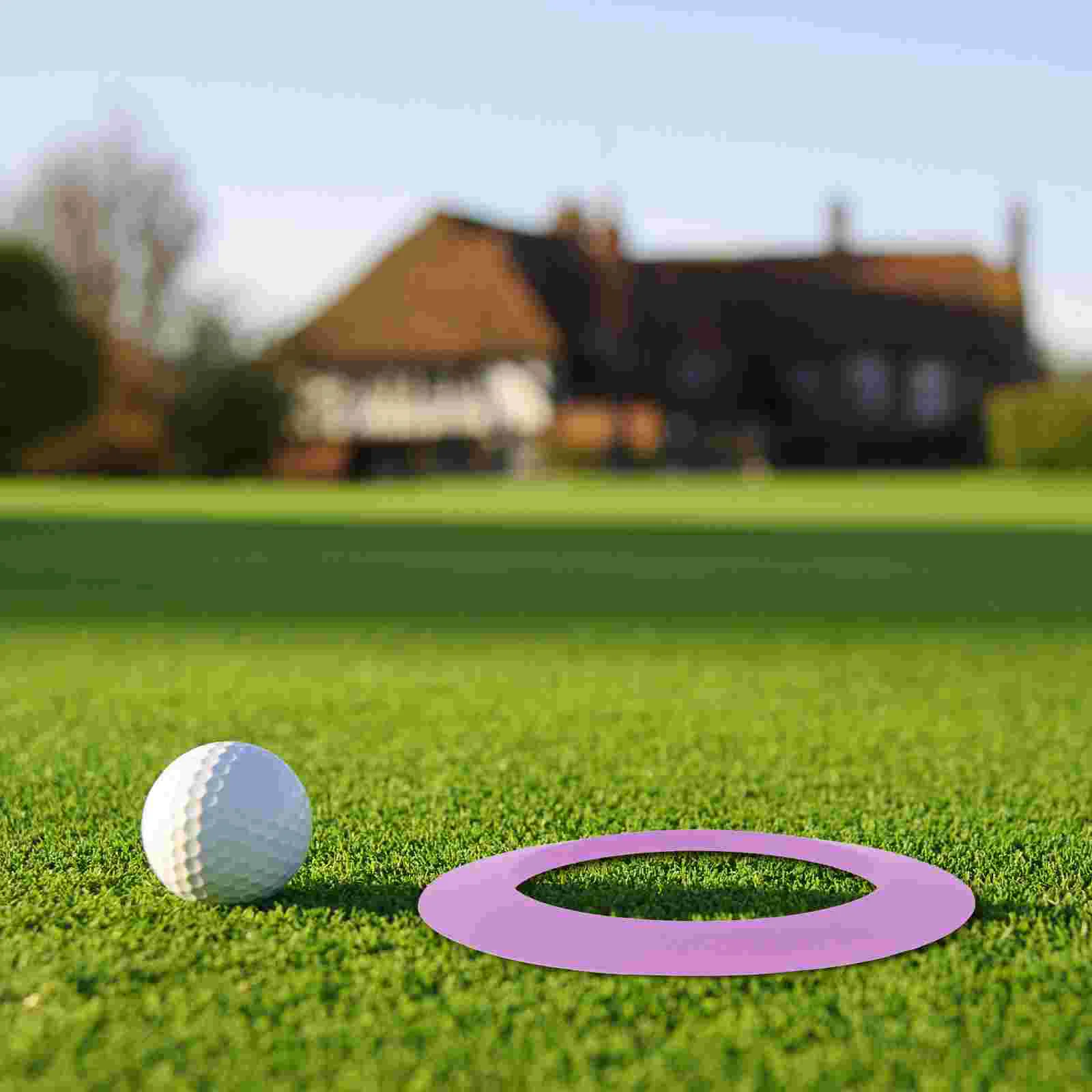 Golf Cup Ring Green Hole Cover It Can Move Putting Practice Device Silica Gel Cups Target Circle