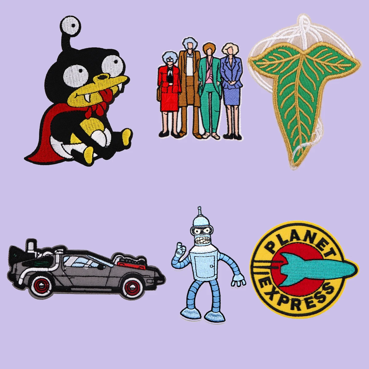 American Classics Movie Embroidered Patch for Clothing Jackets Thermoadhesive Patch DIY Iron on Patch Applique Sticker